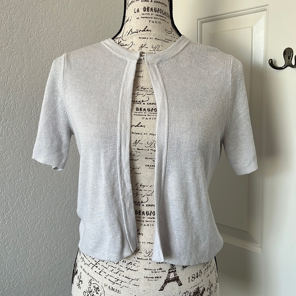 Banana Republic Short Sleeve Knit Open Sweater Cardigan